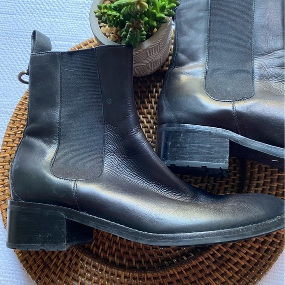 Cole Haan Shoes - Cole Haan Nike Air Evan Waterproof Black Leather Ladies Bootie